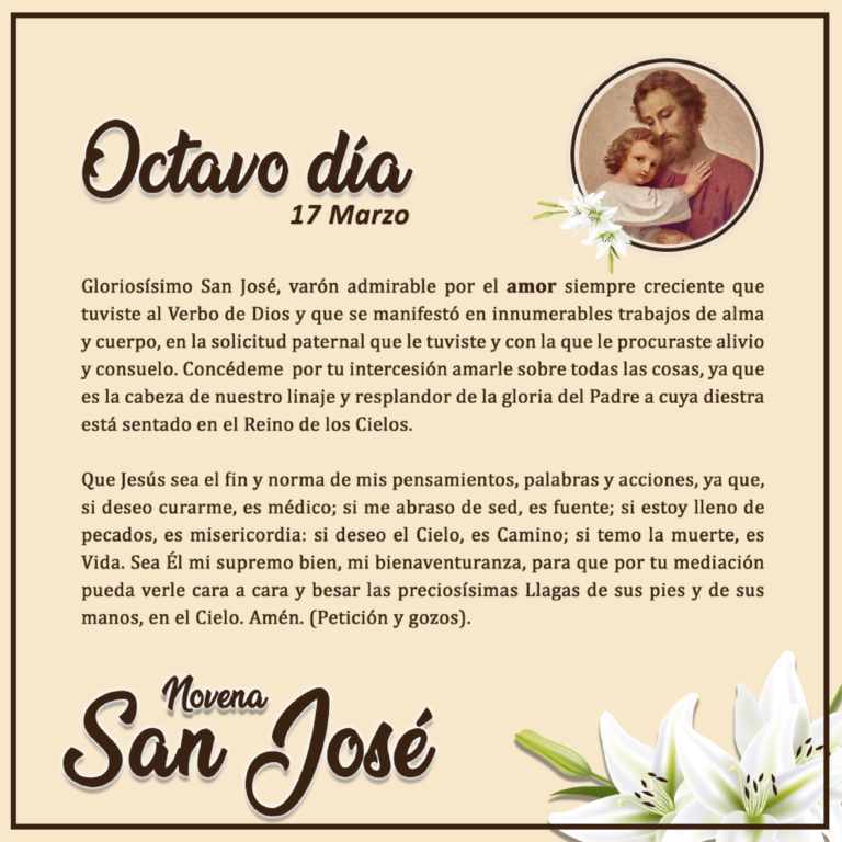 Novena San José - Día 08