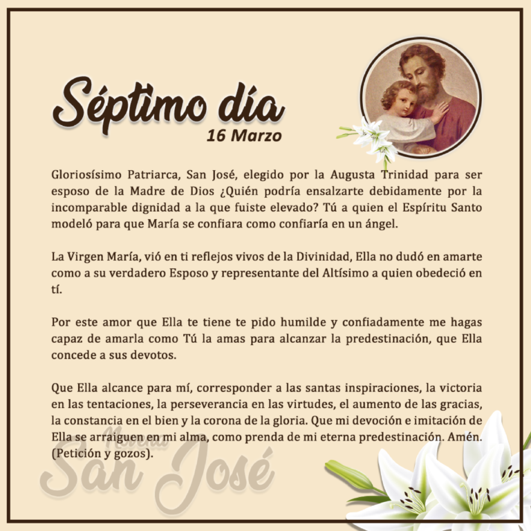 Novena San José - Día 07
